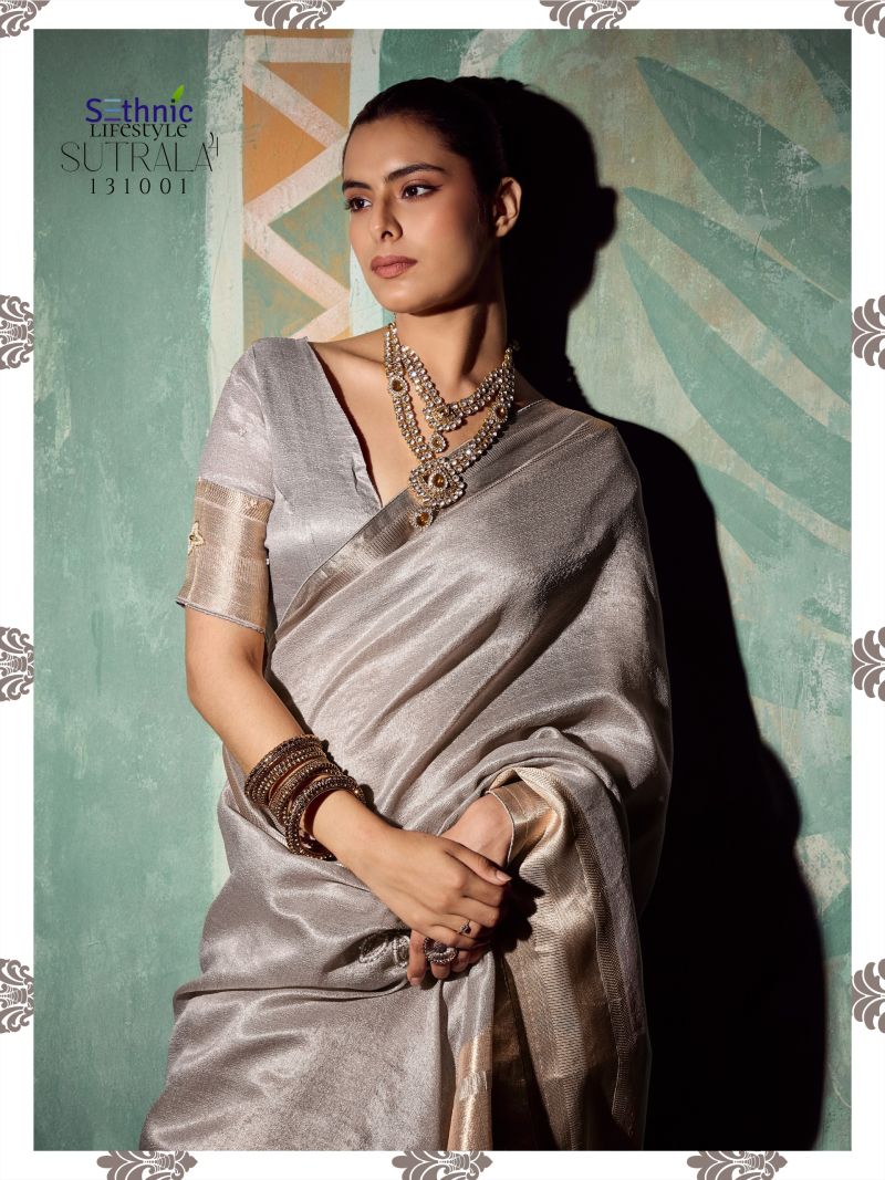 Sethnic Sutrala Vol 4 Tissue Cotton HandWork Saree Catalog — Wholesale Sarees, Sethnic Lifestyle wholesale from Surat — view 10
