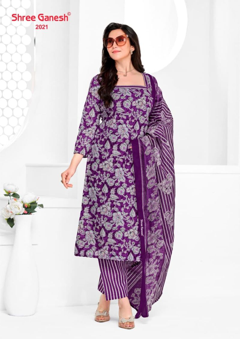 Shree Ganesh Vaani Vol 10 Cotton Printed Dress Material Catalog — Printed Cotton Dress Material, Vardan Ethnic wholesale from Surat — view 15