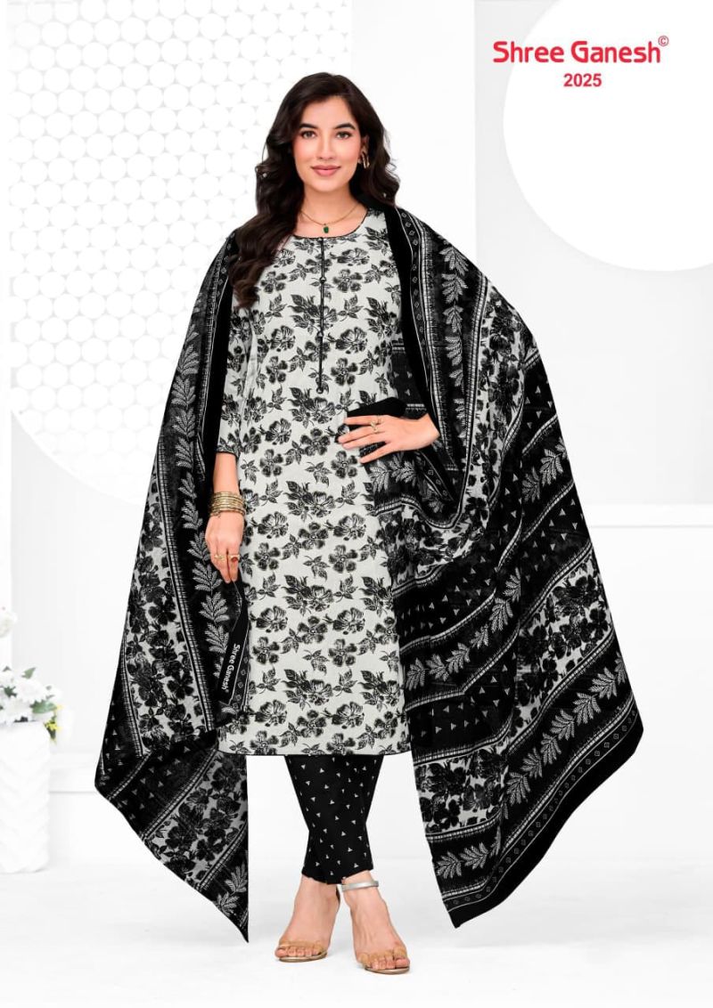 Shree Ganesh Vaani Vol 10 Cotton Printed Dress Material Catalog — Printed Cotton Dress Material, Vardan Ethnic wholesale from Surat — view 16