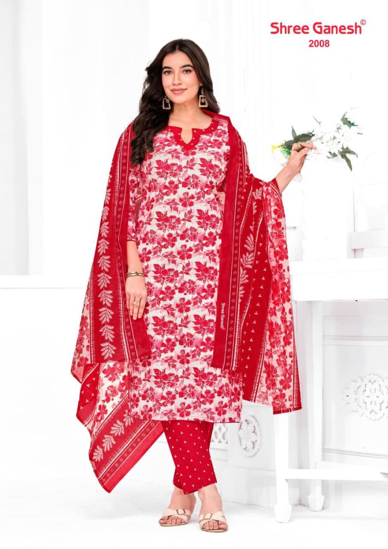 Shree Ganesh Vaani Vol 10 Cotton Printed Dress Material Catalog — Printed Cotton Dress Material, Vardan Ethnic wholesale from Surat — view 20