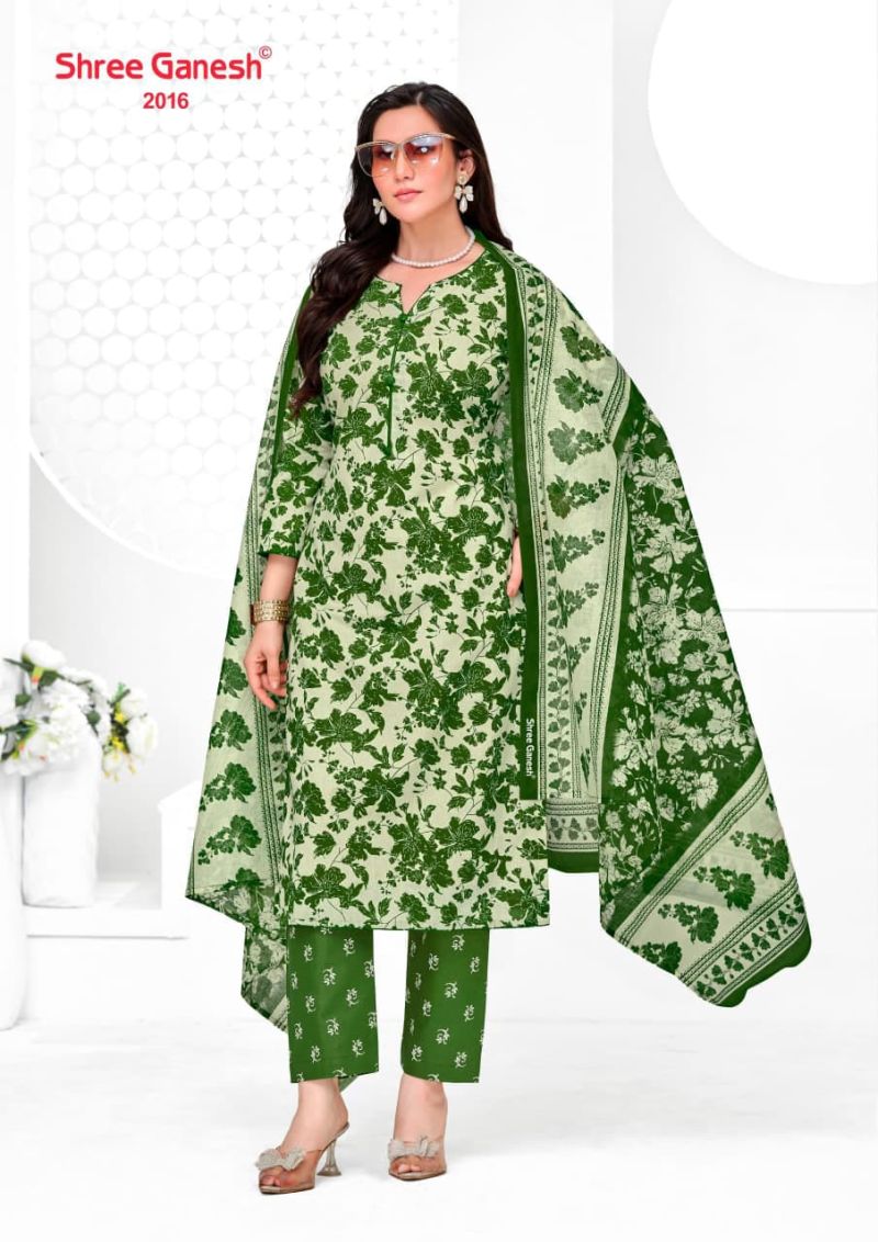 Shree Ganesh Vaani Vol 10 Cotton Printed Dress Material Catalog — Printed Cotton Dress Material, Vardan Ethnic wholesale from Surat — view 23