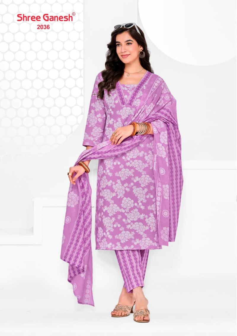 Shree Ganesh Vaani Vol 10 Cotton Printed Dress Material Catalog — Printed Cotton Dress Material, Vardan Ethnic wholesale from Surat — view 28