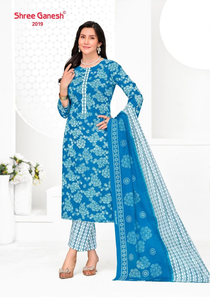 Shree Ganesh Vaani Vol 10 Cotton Printed Dress Material Catalog — Printed Cotton Dress Material, Vardan Ethnic wholesale from Surat — view 29