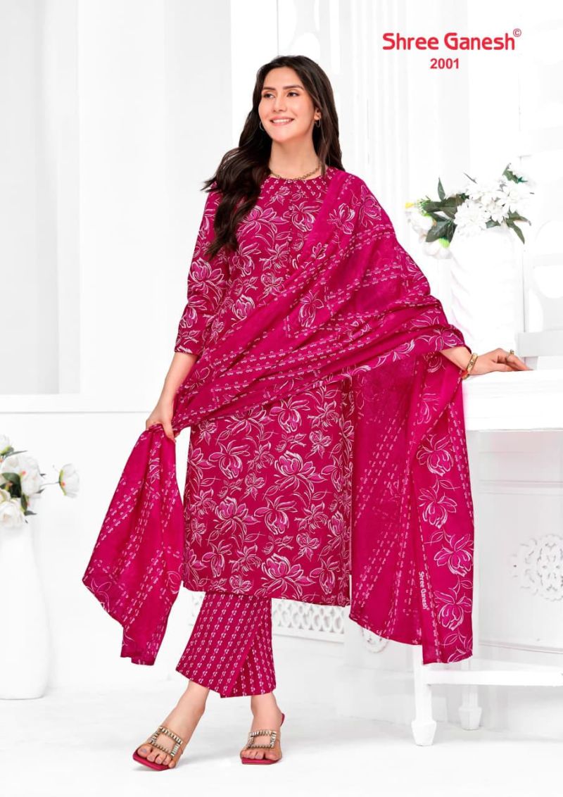 Shree Ganesh Vaani Vol 10 Cotton Printed Dress Material Catalog — Printed Cotton Dress Material, Vardan Ethnic wholesale from Surat — view 35
