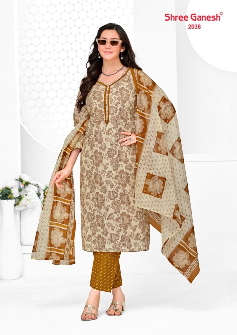Shree Ganesh Vaani Vol 10 Cotton Printed Dress Material Catalog