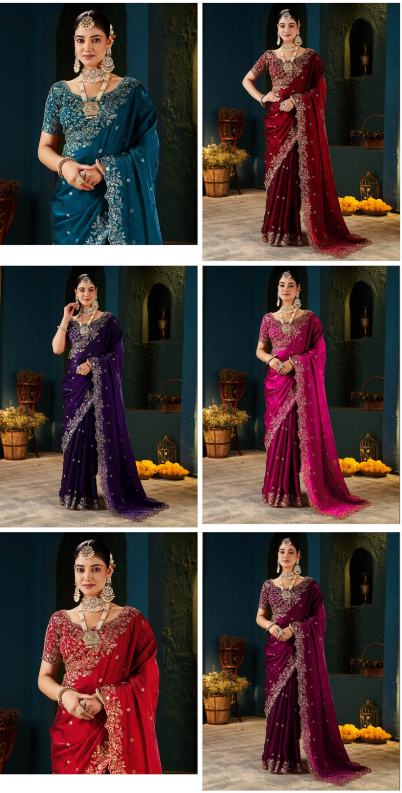 SM Pari 13 Fandy Satin Sequence Work Saree Catalog — Wholesale Sarees, Vardan Ethnic wholesale from Surat — view 7