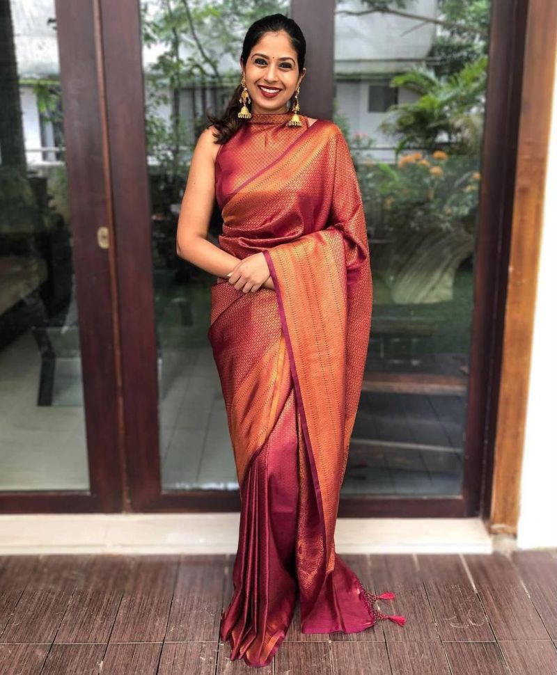 Soft Silk 4043 Lichi Silk Jacquard Work Saree Catalog