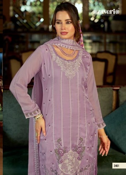 Zaveri Almirah Vol 2 Organza Embroidered Salwar Kameez
