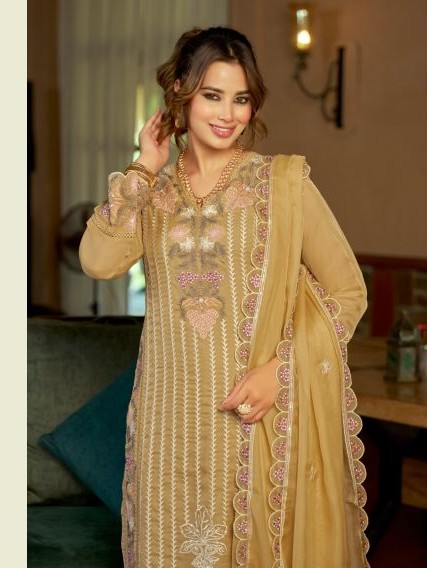Zaveri Viana Vol 2 Soft Organza Embroidered Salwar Kameez Catalog