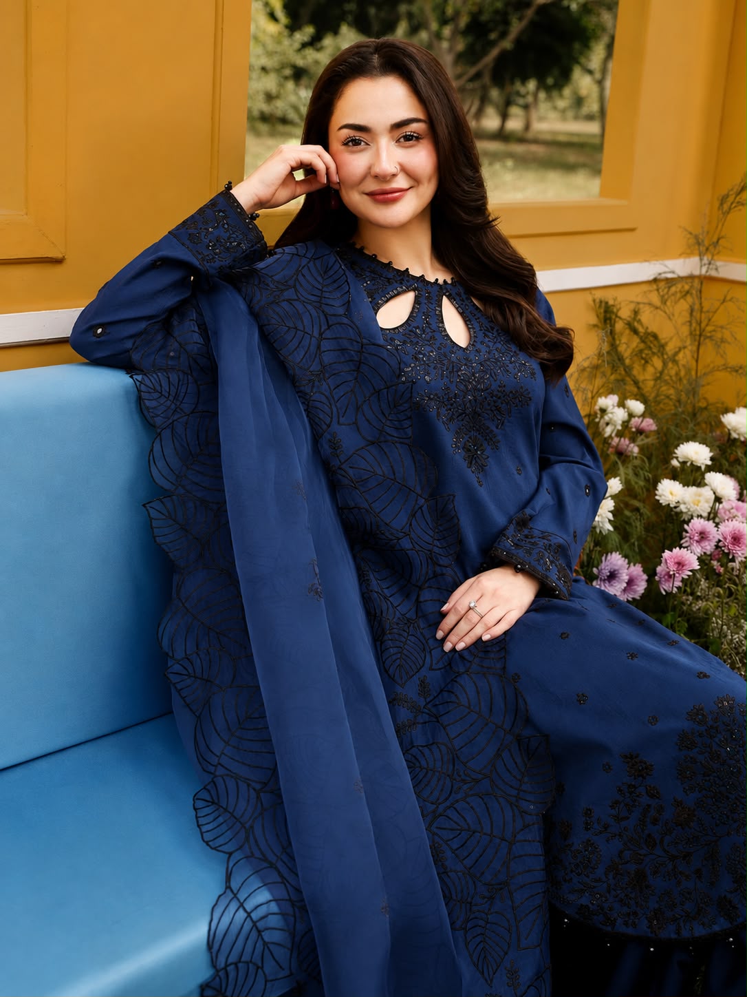 Lady Lado Lady Look 041 Satin Rayon Top With Plazzo Dupatta Set — Wholesale Kurti With Bottom Dupatta, Vardan Ethnic wholesale from Surat — view 4