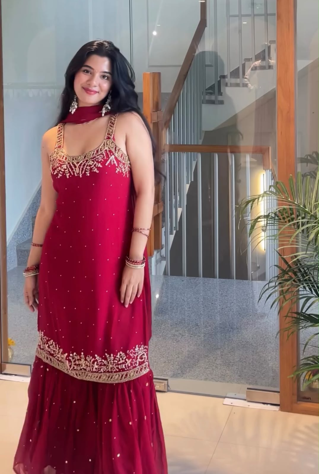 Lady Lado Pd 1133 Faux Georgette Top Bottom With Dupatta Set — Wholesale Kurtis, Vardan Ethnic wholesale from Surat — view 8