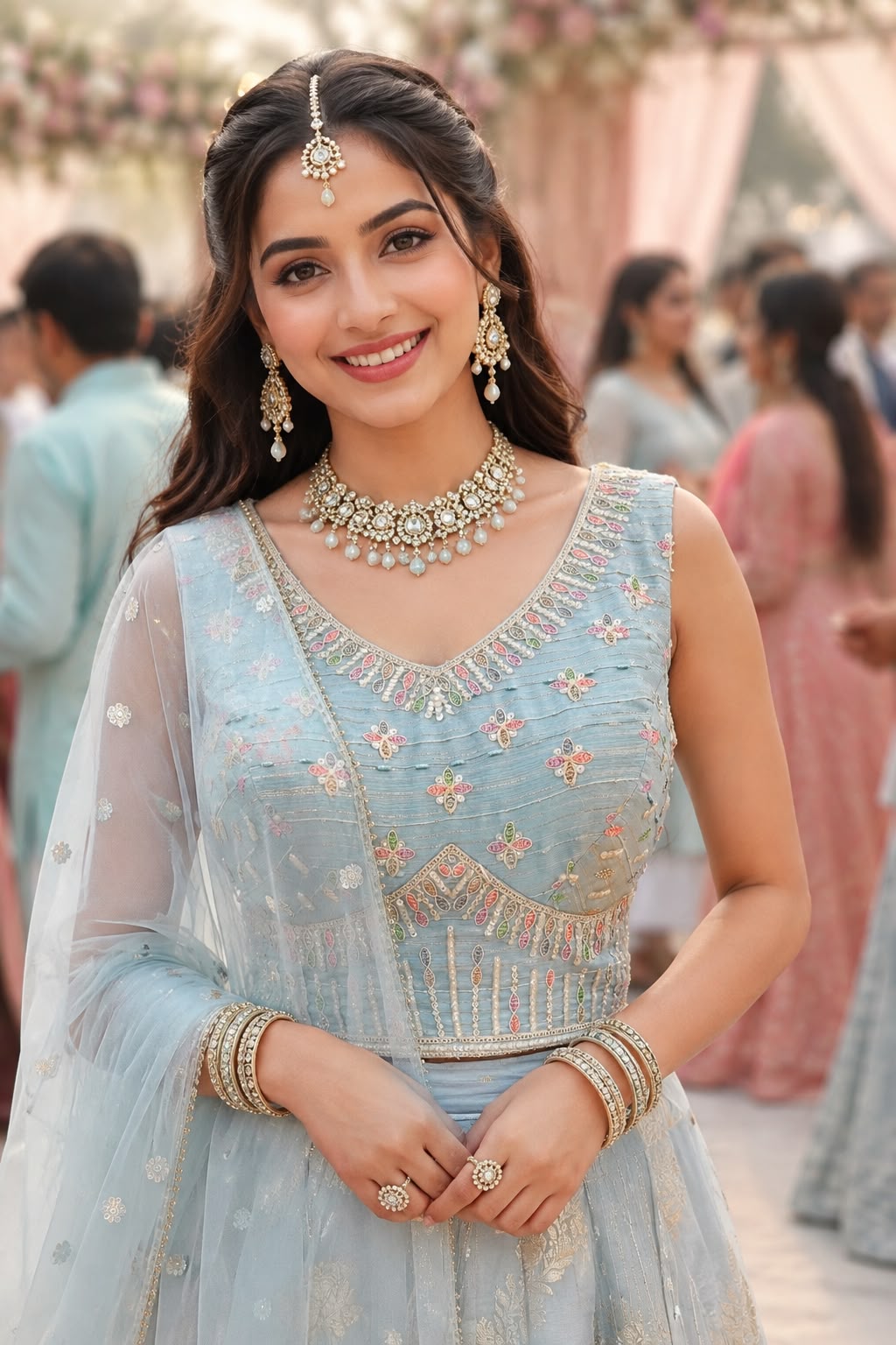 Mrudangi Hirni Premium Pure Viscose Additional Work Lehenga Choli — Singles wholesale from Surat — view 2