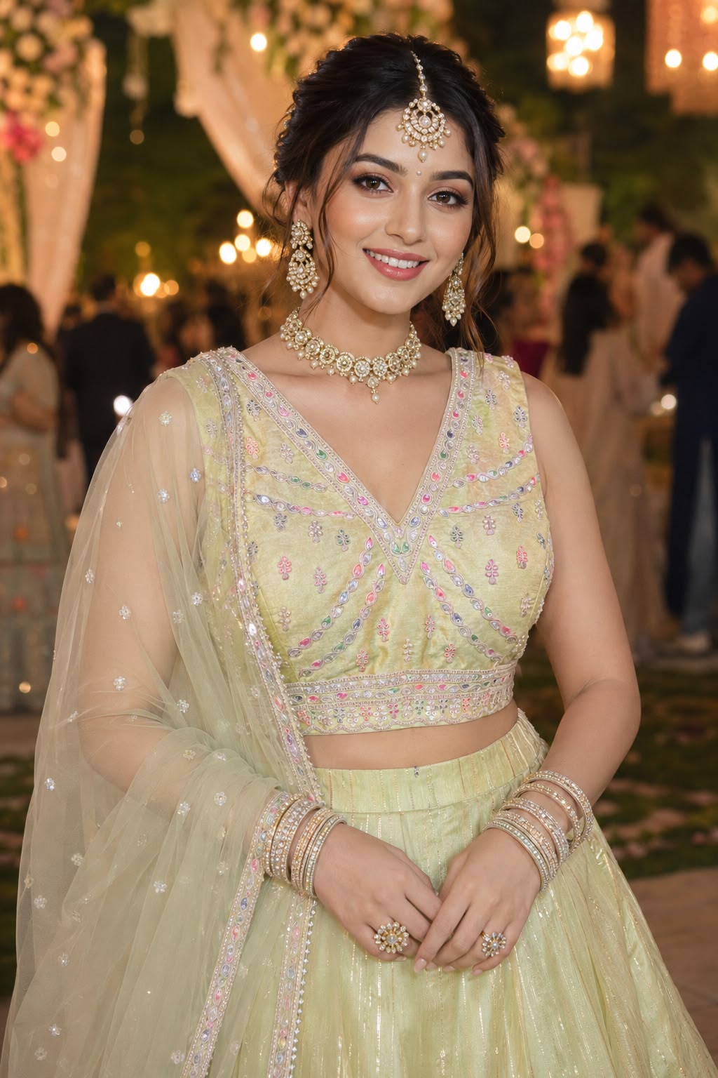 Mrudangi Hirni Premium Pure Viscose Additional Work Lehenga Choli — Singles wholesale from Surat — view 5