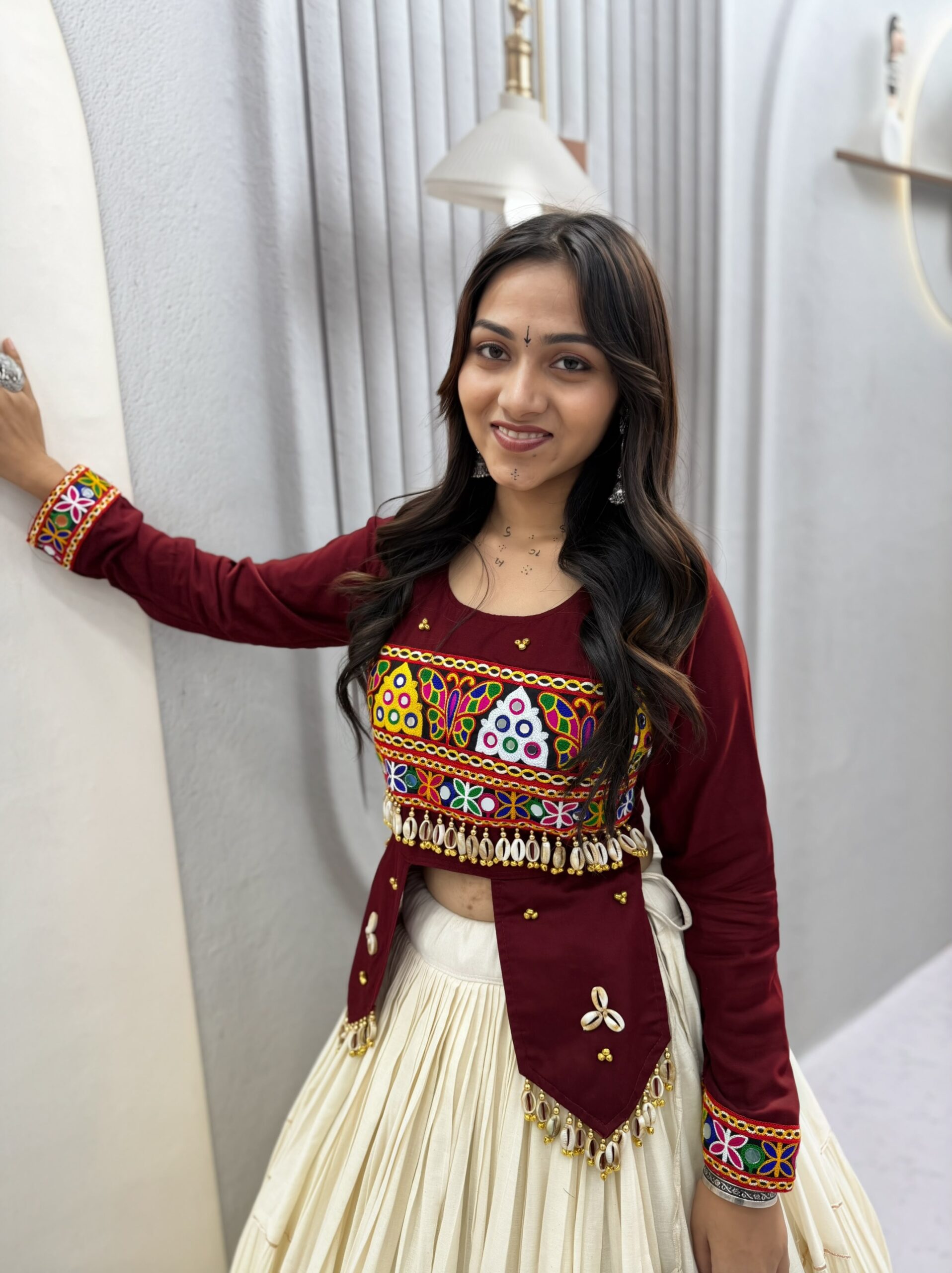 Lekha Prisha Ram 189 Pure Cotton Lehenga With Hand Work Choli — Wholesale Lehenga wholesale from Surat — view 16