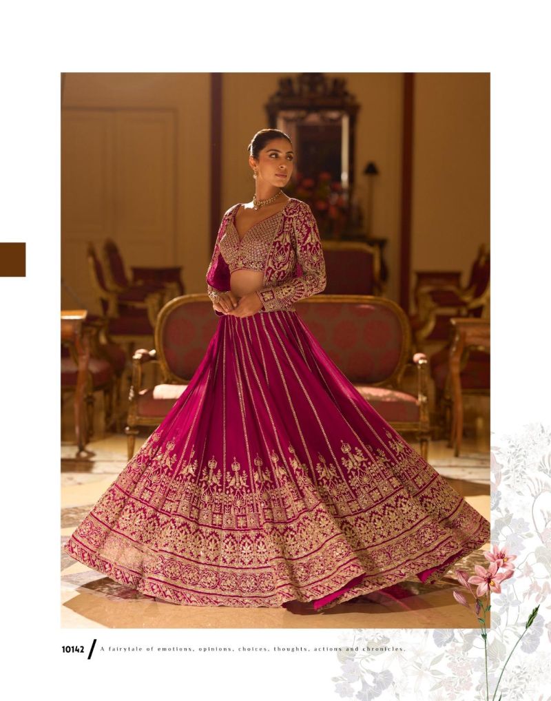 Sayuri Kamini Georgette Embroidered Stylish Designer Lehenga Choli Set — Wholesale Lehenga, Sayuri Designer wholesale from Surat — Photo 4