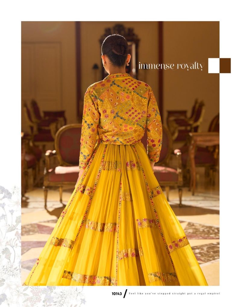 Sayuri Kamini Georgette Embroidered Stylish Designer Lehenga Choli Set — Wholesale Lehenga, Sayuri Designer wholesale from Surat — Photo 11