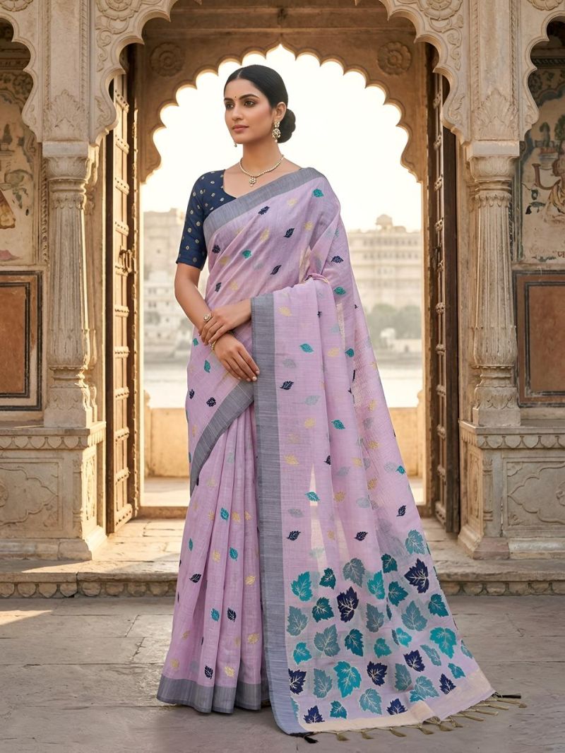Mv Vis 1 Jamdhani Cotton Silk Floral Printed Saree Catalog — Saree, Vardan Ethnic wholesale from Surat — view 7