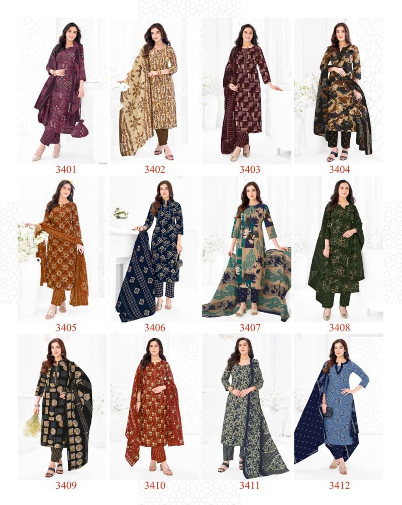 Shree Ganesh Samaiyra Vol 24 Cotton Printed Dress Material — Wholesale Salwar Suits, Vardan Ethnic wholesale from Surat — view 23