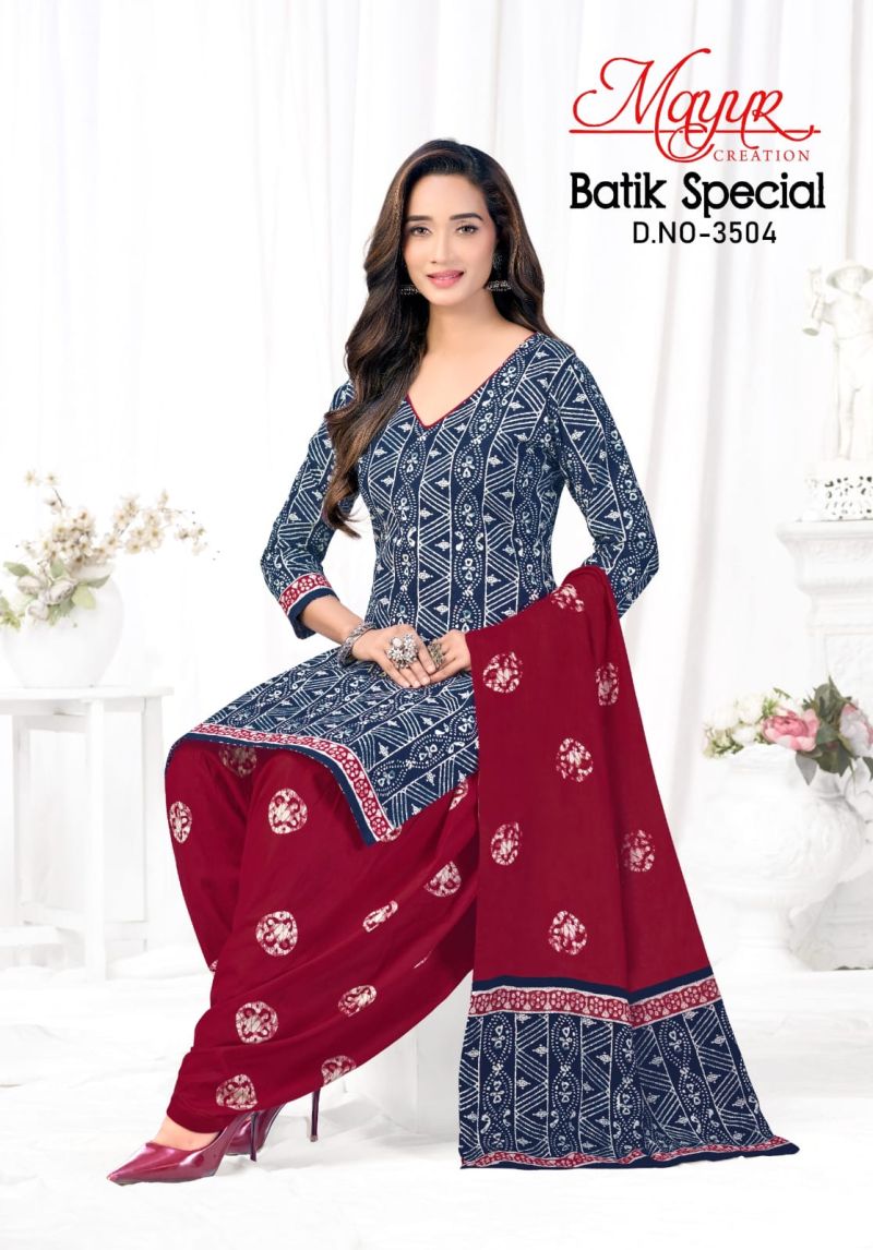 Mayur Batik Vol 35 Pure Cotton Printed Fancy Dress Material