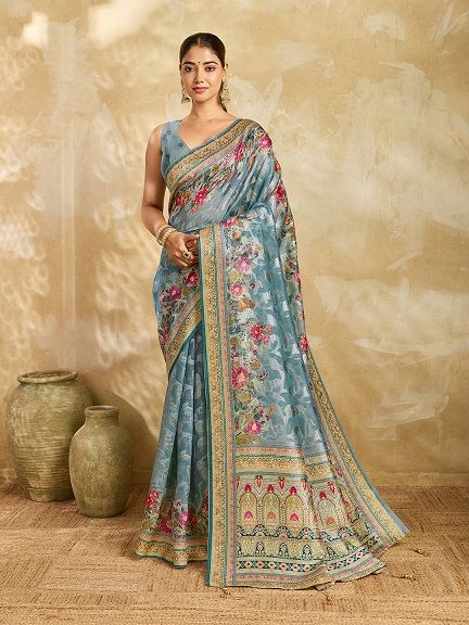 Maahi 233 Semi Cotton Silk Zari Weaving Saree Catalog