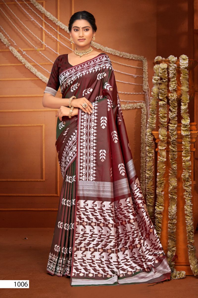 Saroj Bangla Silk Vol 3 Silk Meena Worked Saree Catalog