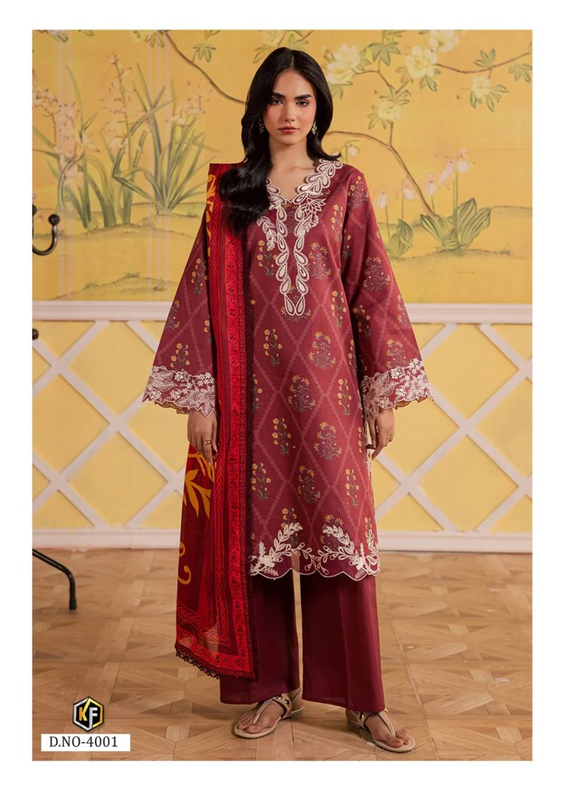 Keval Elaya Vol 4 Cotton Printed Karachi Dress Material