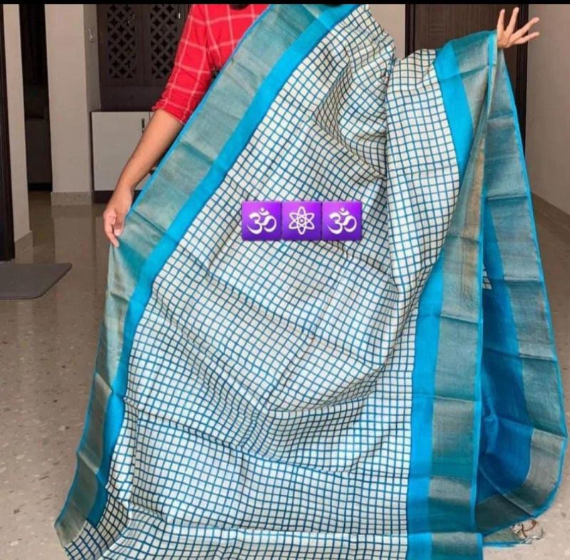 Meraki Vol 6 Soft Tusser Silk Kalamkari Printed Saree Catalog — Organza Saree wholesale from Surat - Gallery Image 9
