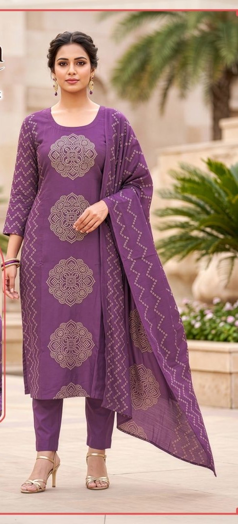 Radhika Vol 1 Vartican Silk Handworked Kurti Set Catalog