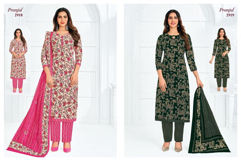 Pranjul Priyanka Vol 29 Cotton Printed Dress Material — Wholesale Dress Material, Pranjul wholesale from Surat — Photo 12