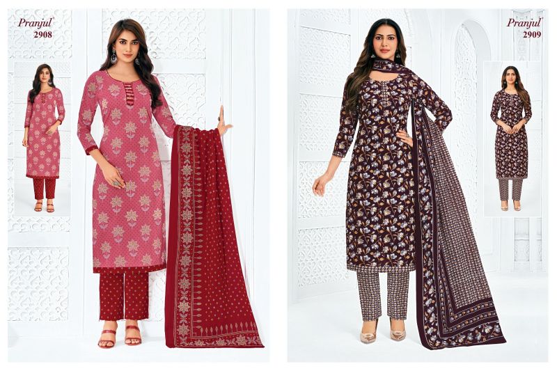 Pranjul Priyanka Vol 29 Cotton Printed Dress Material — Wholesale Dress Material, Pranjul wholesale from Surat — Photo 13