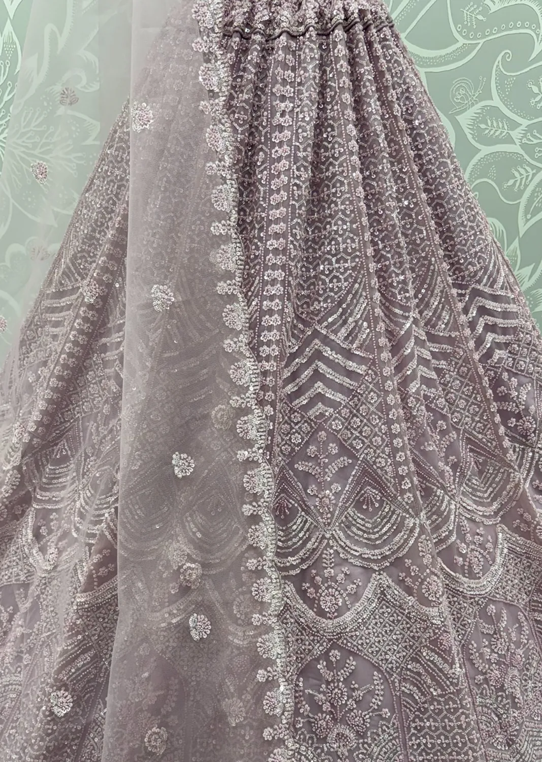 Anjani Art VIDA 3049 Designer Motif Handwork Zari Embroidered Lehenga Choli — Wholesale Lehenga, Anjani Art wholesale from Surat — Photo 8