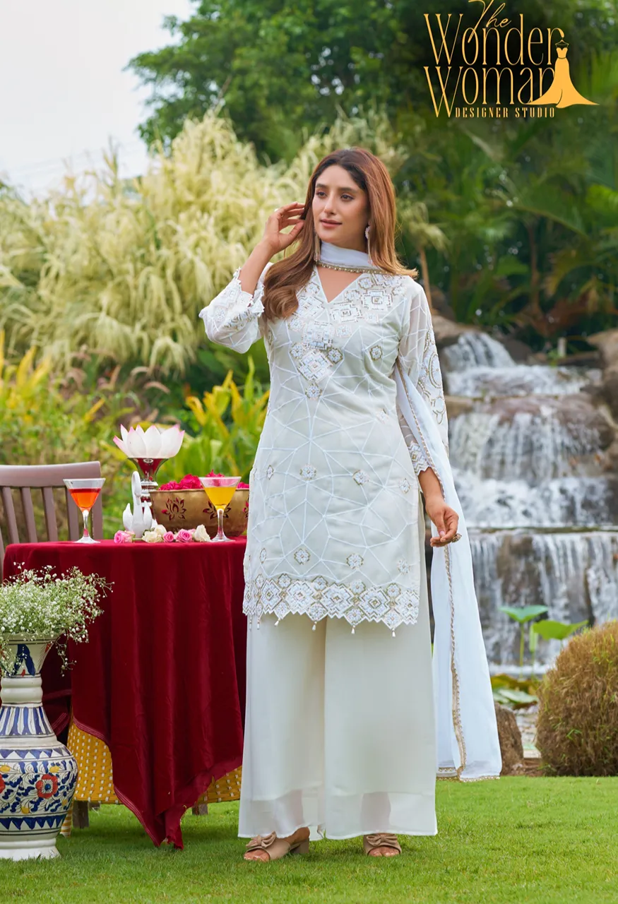 Mishri Zara Vol-1  Cotton Kurti Pant With Dupatta Set — Wholesale Kurtis, kala wholesale from Surat — view 6