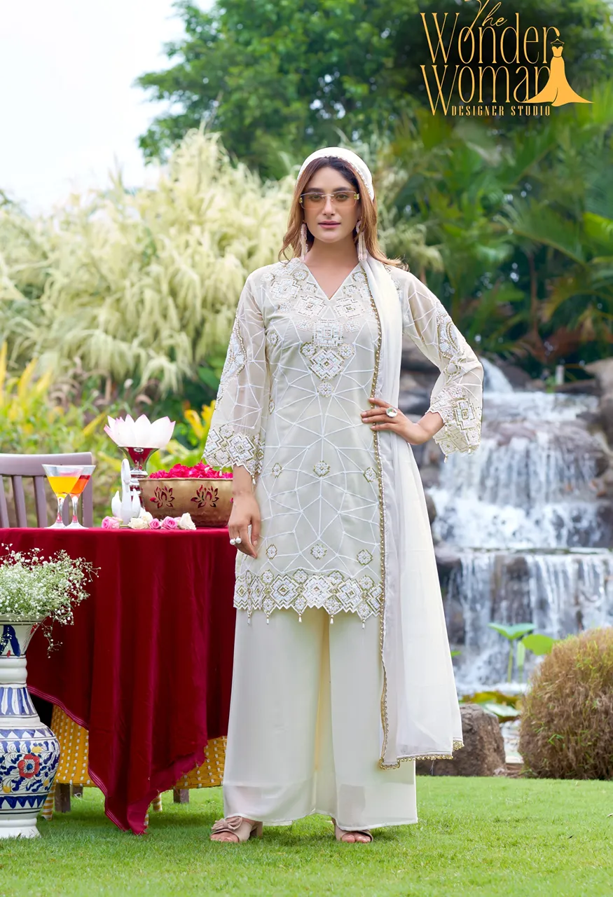 Mishri Zara Vol-1 Cotton Kurti Pant With Dupatta Set