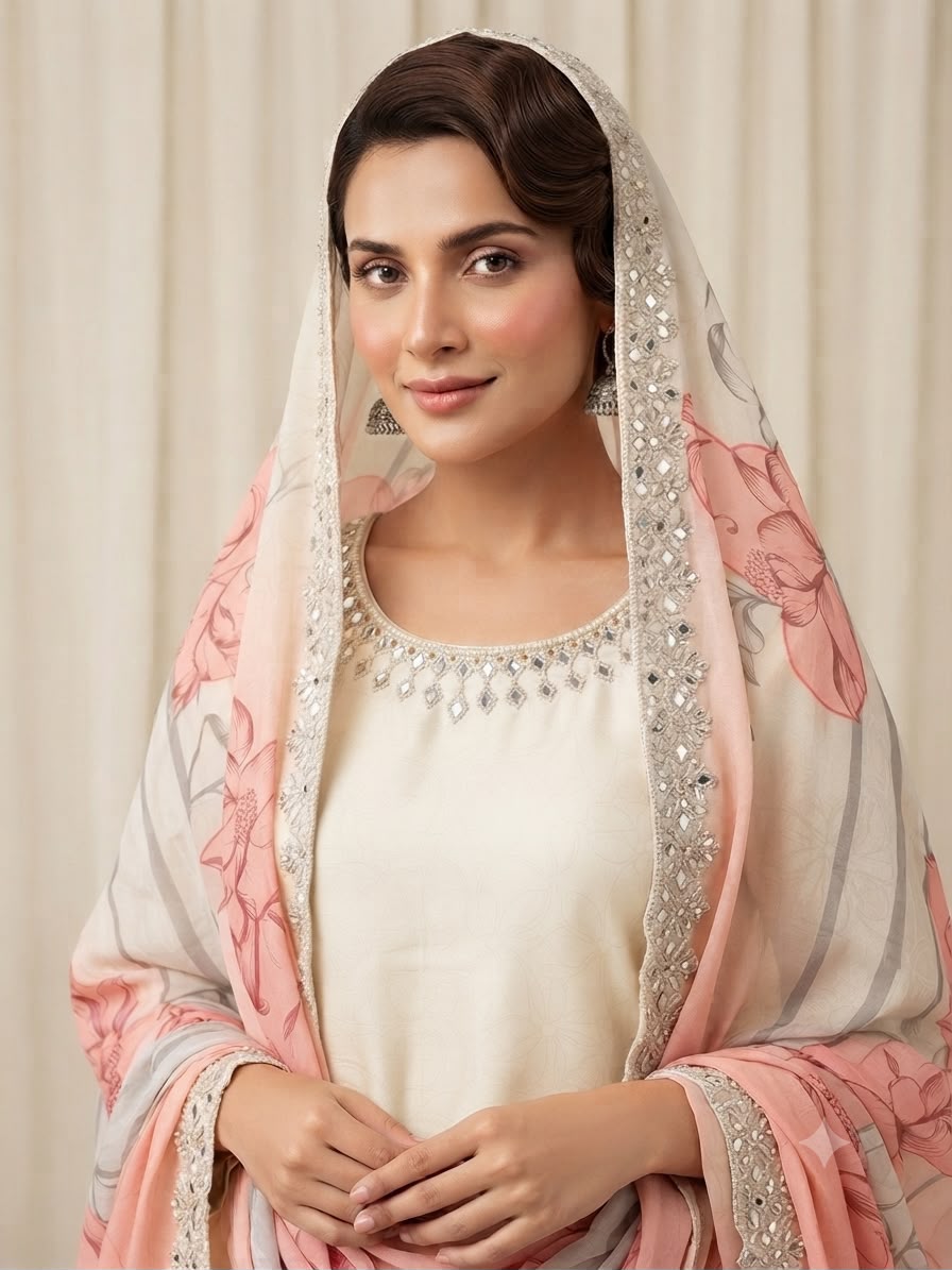 LG LEEMBOGEE LG-2125 Designer Printed Crape Silk Suit Set with Dupatta Set — Wholesale Kurtis, Vardan Ethnic wholesale from Surat — view 7