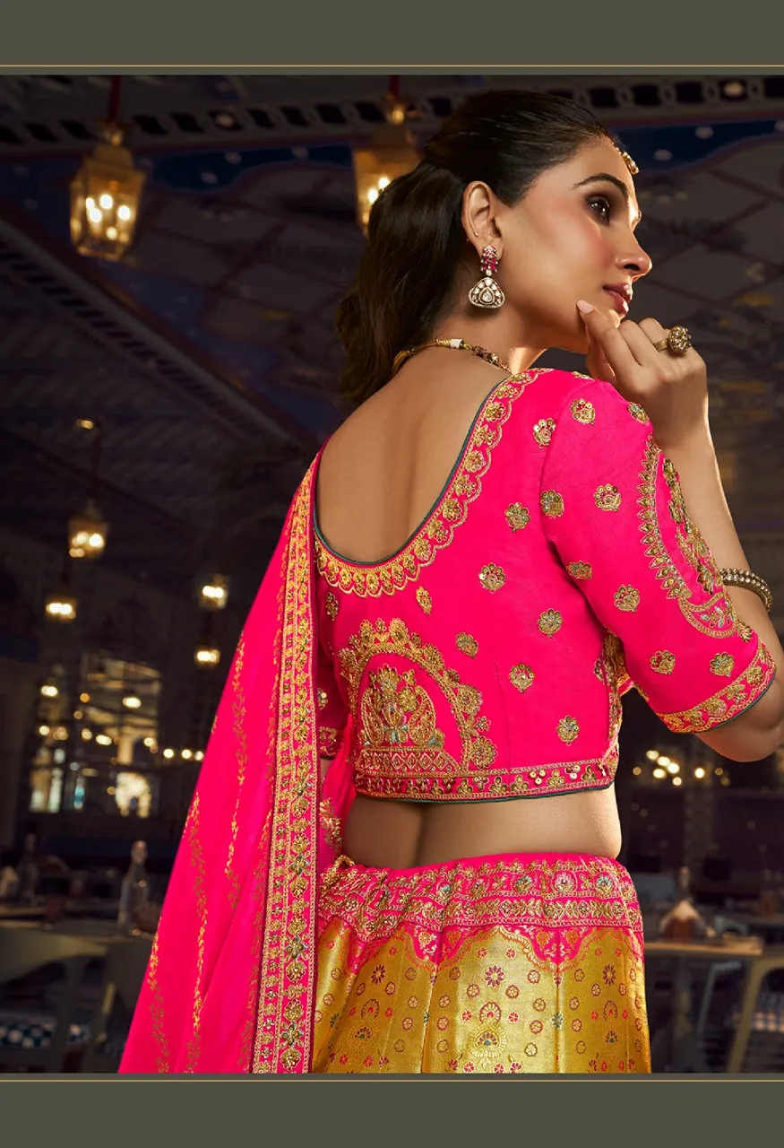 Royal Vrindavan Vol 73 Banarasi Premium Silk Wedding Lehenga Choli Collection — Wholesale Lehenga, Royal Virndavan wholesale from Surat - Gallery Image 20