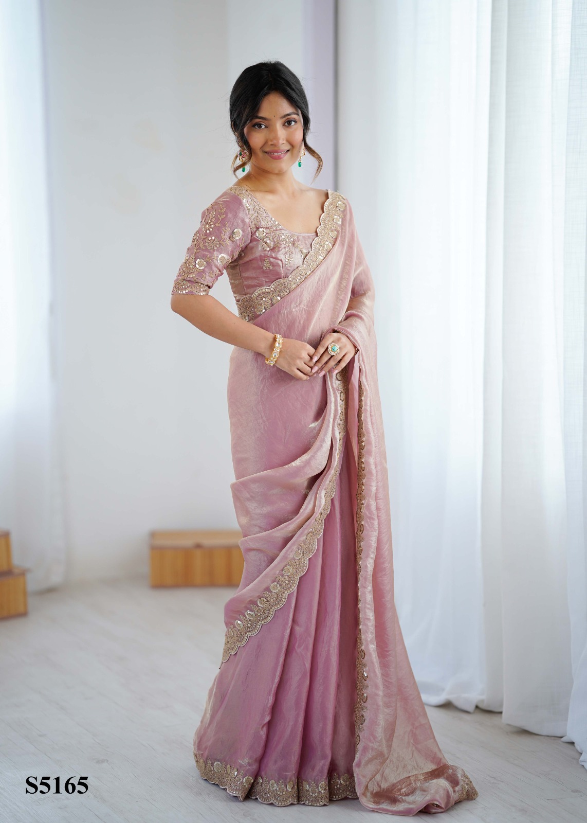 Mahotsav kaveri Frendy Satin Party Wear Designer Saree Collection — Wholesale Sarees, Mahotsav wholesale from Surat — view 4