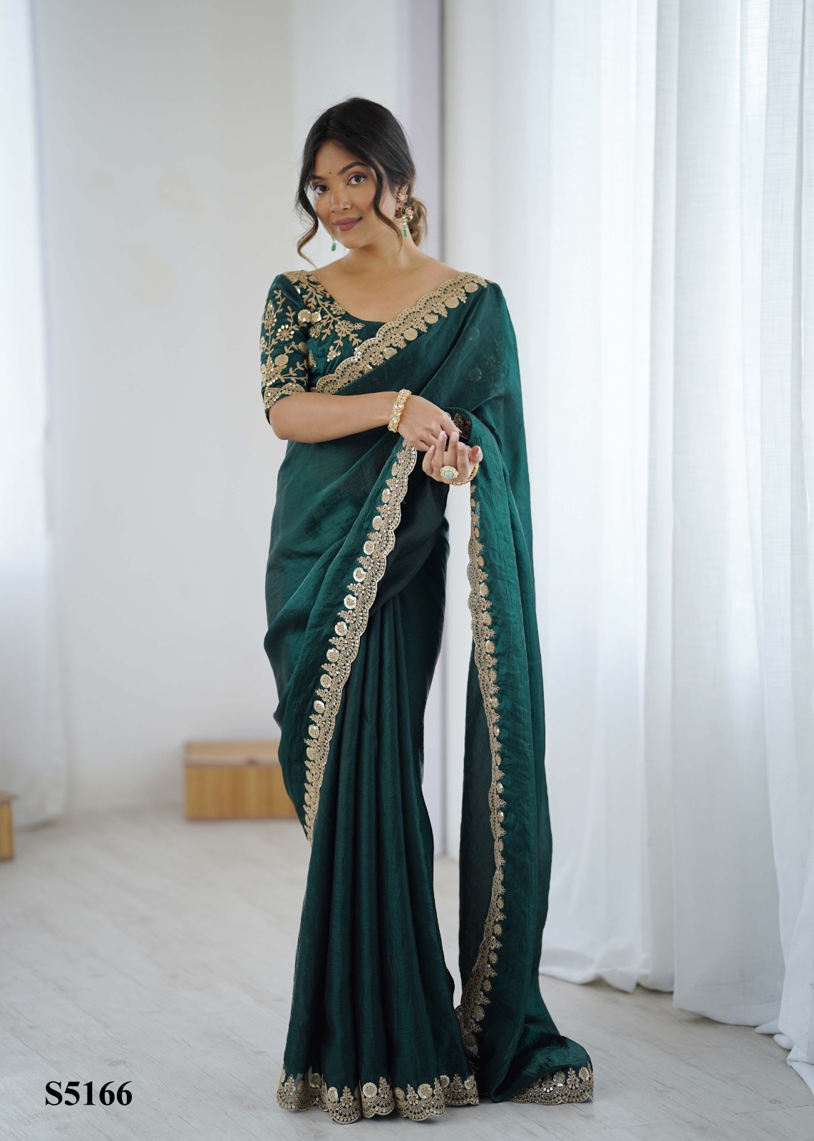 Mahotsav kaveri Frendy Satin Party Wear Designer Saree Collection — Wholesale Sarees, Mahotsav wholesale from Surat — view 3