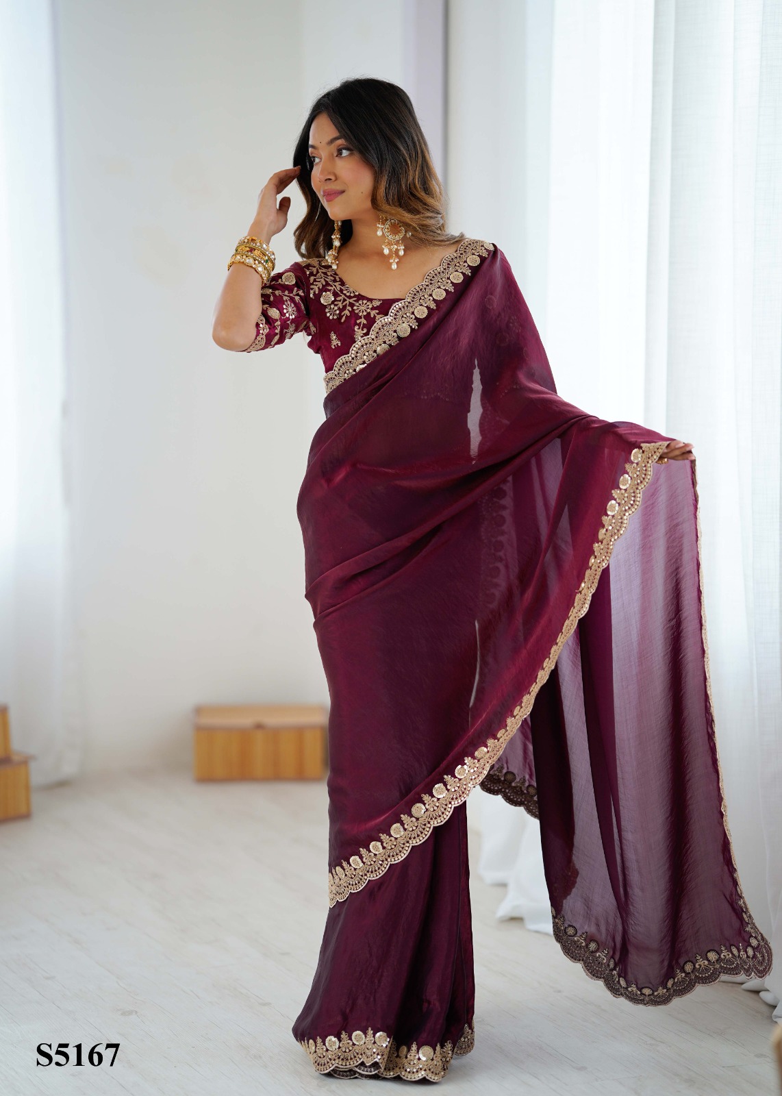 Mahotsav kaveri Frendy Satin Party Wear Designer Saree Collection