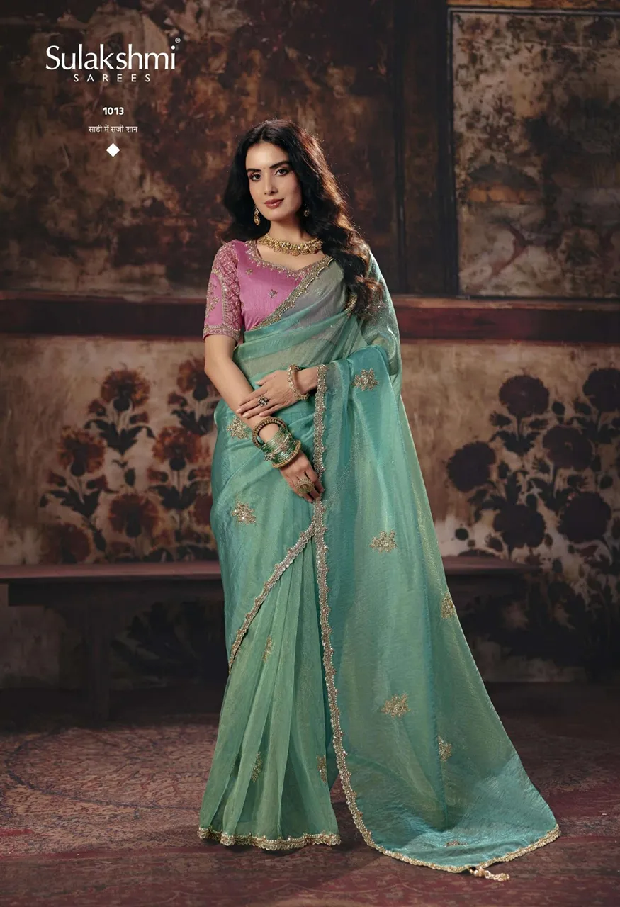 Sulakshmi Virasat Vol-01 Heritage Designer Saree Collection — Wholesale Sarees, Sulakshmi wholesale from Surat — view 2