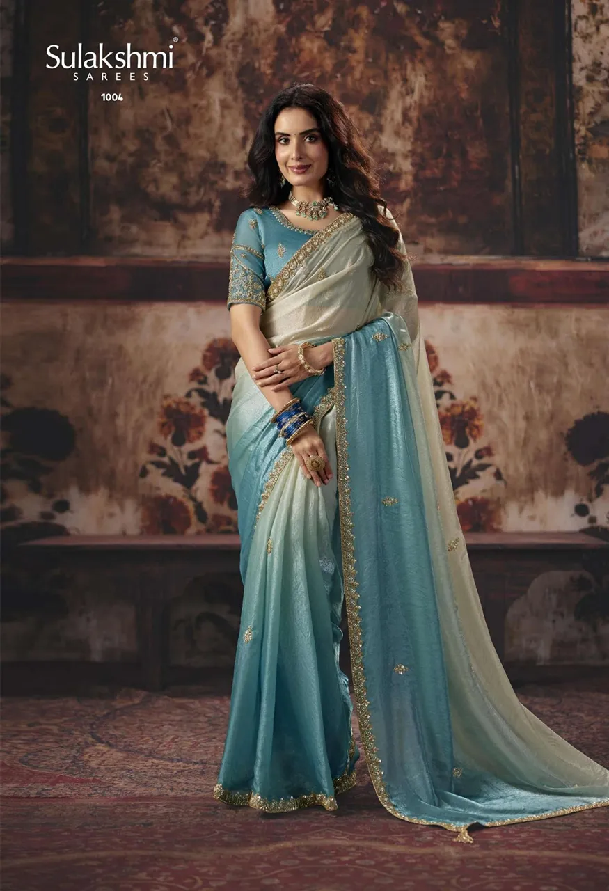 Sulakshmi Virasat Vol-01 Heritage Designer Saree Collection — Wholesale Sarees, Sulakshmi wholesale from Surat — view 13