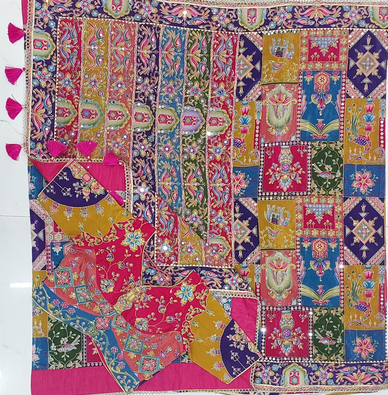 SL Rang Dhara Vol-1 Designer Saree with Readymade Blouse  Wholesale Designer Sarees — Saree, Vardan Ethnic wholesale from Surat — view 13