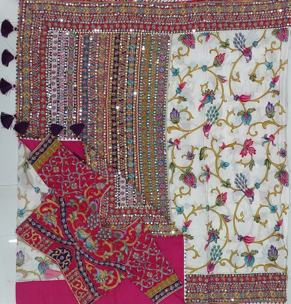 SL Rang Dhara Vol-1 Designer Saree with Readymade Blouse  Wholesale Designer Sarees — Saree, Vardan Ethnic wholesale from Surat — view 4