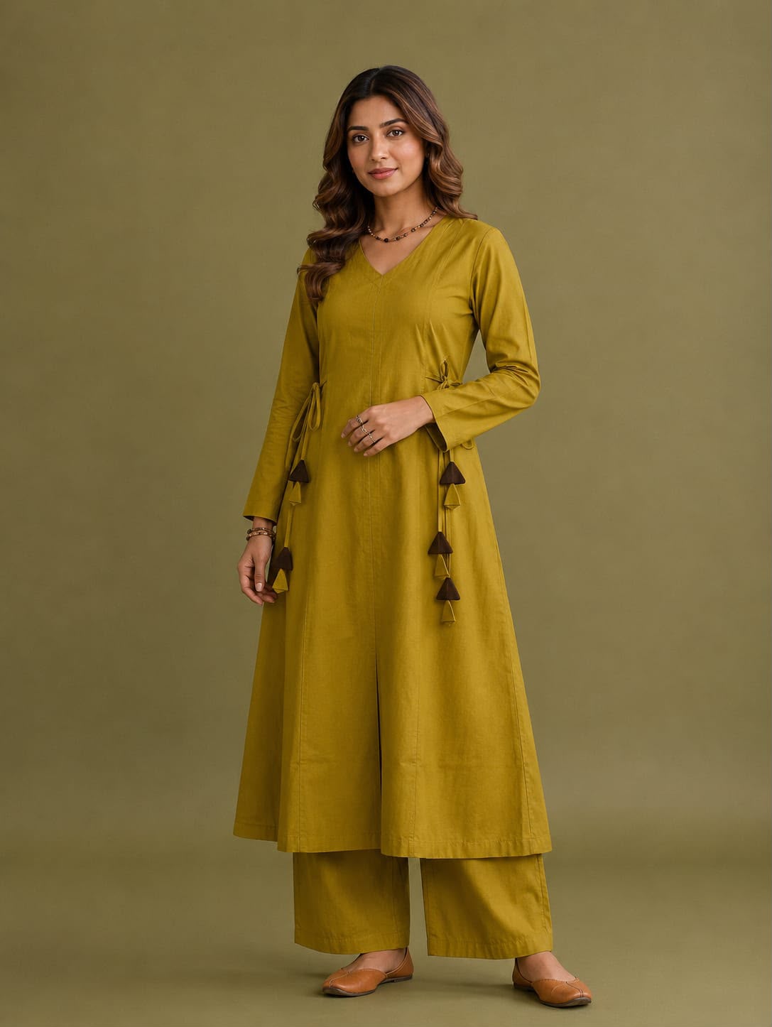 AK Dhabu Cotton Printed 2 Piece Co-Ord Set with Pocket for Women — Wholesale Kurtis, Vardan Ethnic wholesale from Surat — view 2