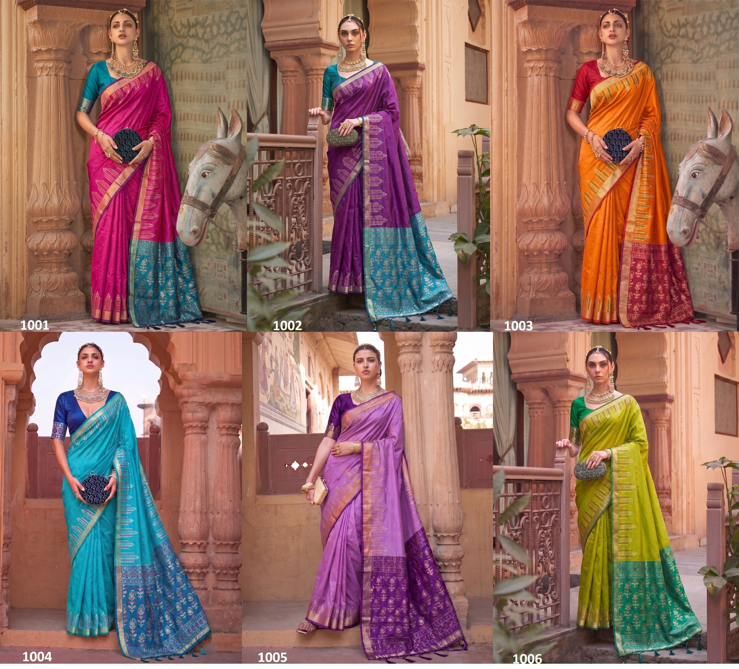 Astita Dola Silk Traditional Zari Woven Silk Saree with Silk Blouse — Saree, Vardan Ethnic wholesale from Surat — view 5