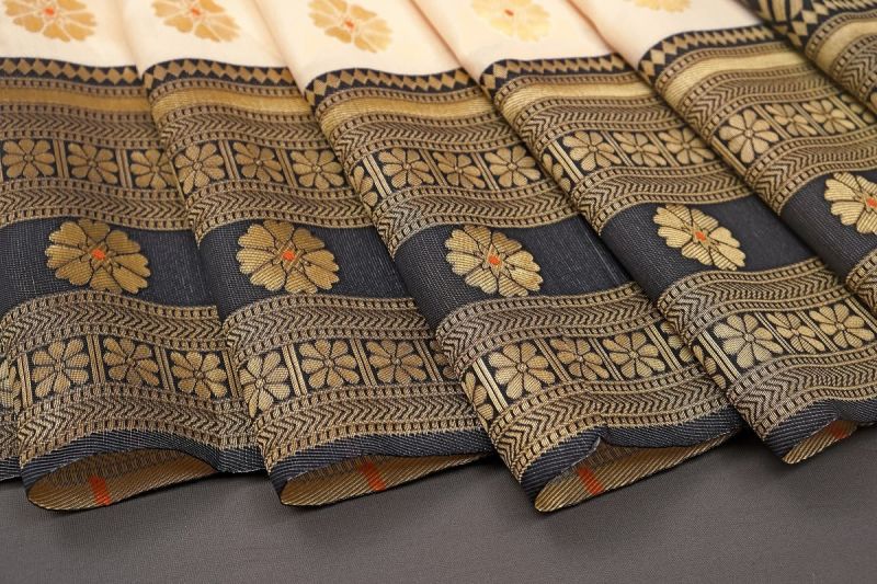 Aab Onam Soft Silk Jacquard Work Saree Collection — Organza Saree, Vardan Ethnic wholesale from Surat — Photo 2