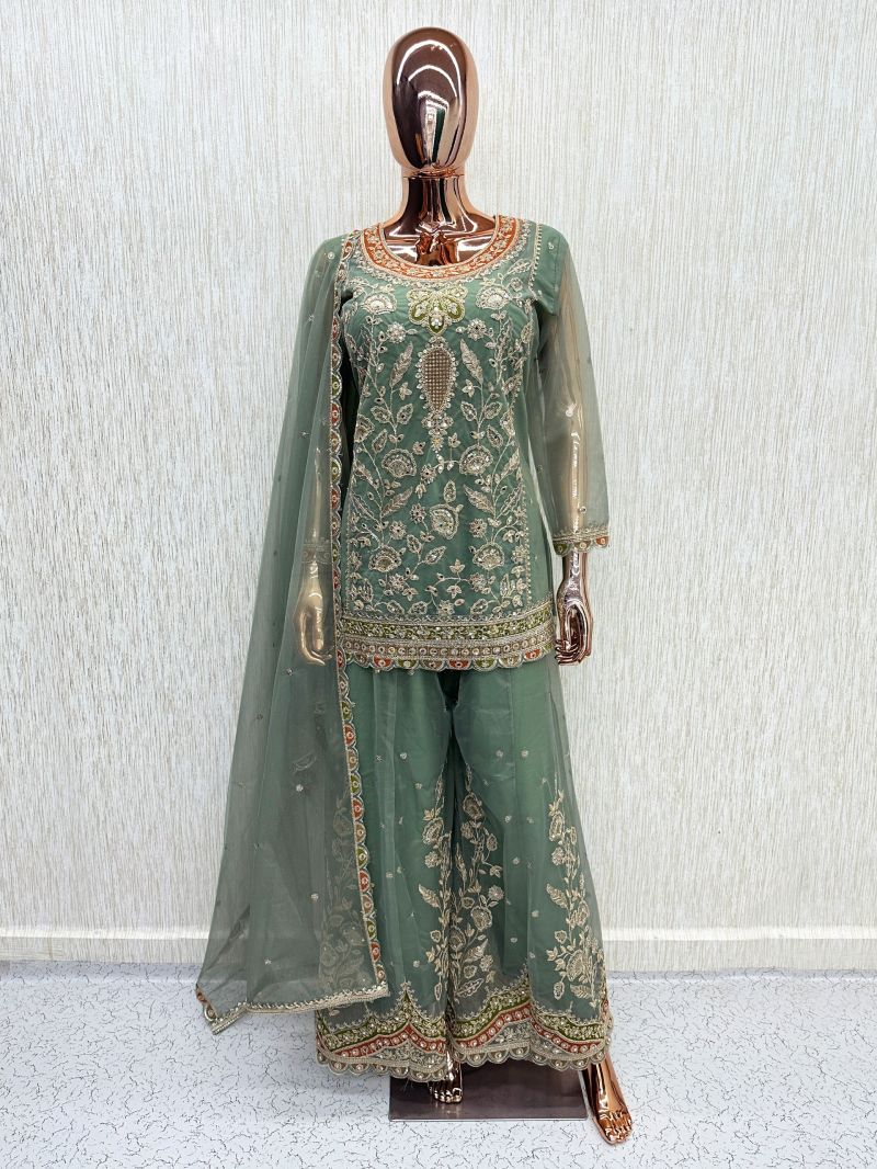 Anokhi 2366 To 2368 Dolla Silk Embroidered Readymade Salwar Kameez Set — Wholesale Readymade Suit wholesale from Surat — view 5