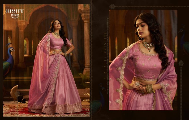 Arya Dresstive Girly Vol 1 Organza Zari Sequins Designer Lehenga Choli Set — Wholesale wholesale from Surat — view 2