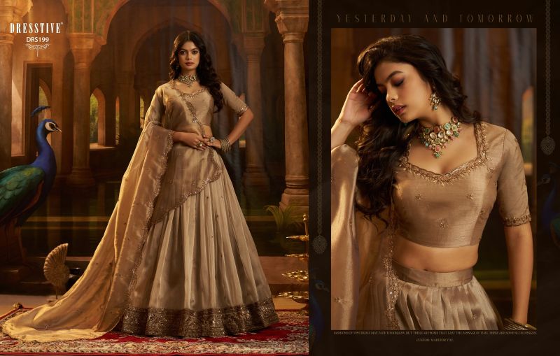 Arya Dresstive Girly Vol 1 Organza Zari Sequins Designer Lehenga Choli Set — Wholesale wholesale from Surat — view 6