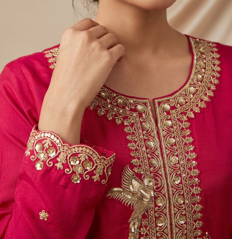 Aurraa Kaamini Premium Silk Embroidered Salwar Kameez Catalog — Wholesale Kurtis, Vardan Ethnic wholesale from Surat — Photo 7