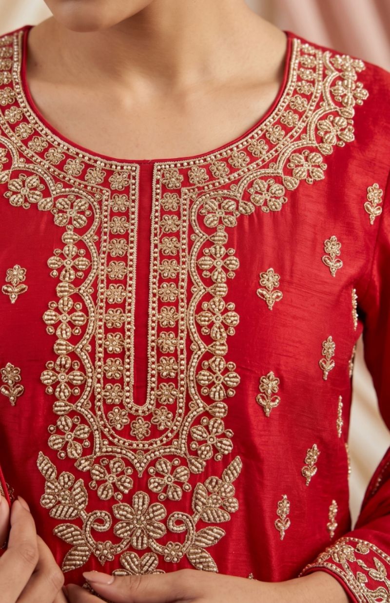Aurraa Reema Vol 2 Chinon Beads Work Salwar Kameez Catalog — Wholesale Kurtis, Vardan Ethnic wholesale from Surat — Photo 8